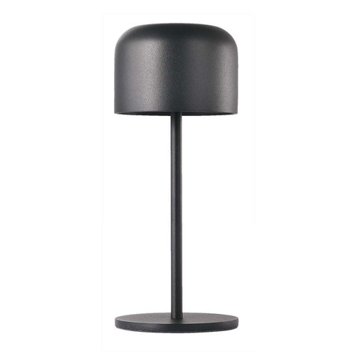 V-Tac opladelig CCT  bordlampe - Sort, IP54, touch dæmpbar, model mini