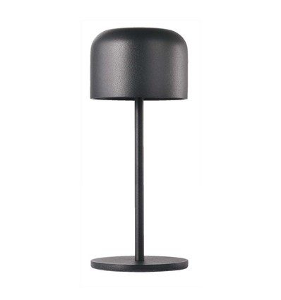 V-Tac opladelig CCT bordlampe - Sort, IP54, touch dæmpbar, model mini