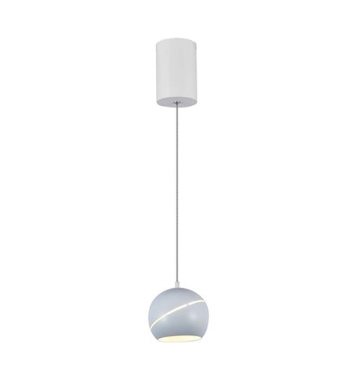 V-Tac LED lampe - Flot loftlampe, Ø12, hvid, inkl. ophæng