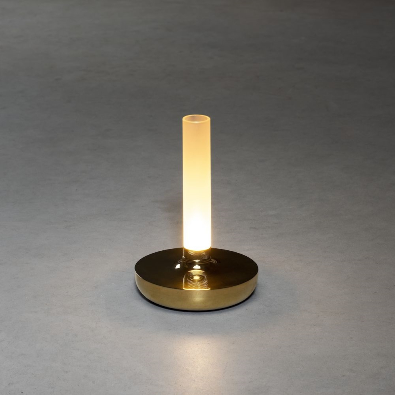 Biarritz Opladelig LED Bordlampe M/Dæmp i Guld – Konstsmide