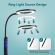 Multifunktionel Dæmpbar CCT LED Bordlampe 7W Med Ur - Sort