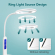 Multifunktionel Dæmpbar CCT LED Bordlampe 7W Med Ur - Hvid