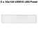 5 x E5 UGR19 LED Panel 30x120 På 40W i 4000K, 4600Lm - Hvid