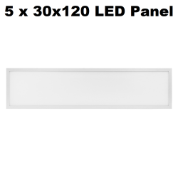 5 x E5 LED Panel 30x120 i...