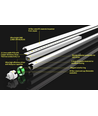 60cm / 9W T8 RA90 LED rør - Pro, CRI90, 5 års garanti