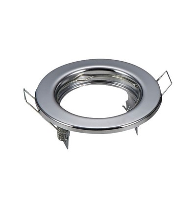 MR16/GU10 Downlight kit - Uden lyskilde, krom, Hul: Ø6,5 cm, Mål: Ø8 cm
