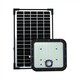 30W Solcelle projektør LED - IP65, Sort, inkl. solcelle, fjernbetjening, indbygget batteri