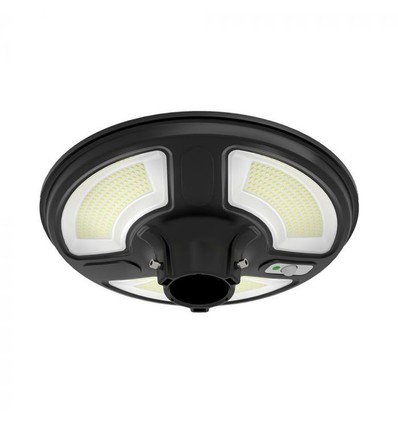 V-Tac 7.5W Solcelle havelampe LED - Sort, Ø42 cm, solcelle, sensor, IP65