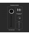 2 stk. Solcelle havelampe LED - 3W, Justerbar, Ø14.8 cm, IP65