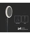 2 stk. Solcelle havelampe LED - 3W, Justerbar, Ø14.8 cm, IP65