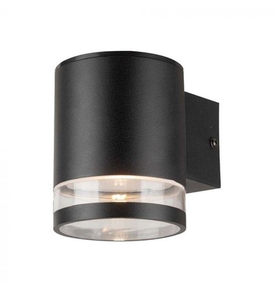 0.55W Solcelle væglampe LED - IP54, Sort