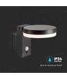 5.5W Solcelle væglampe LED - IP54, sensor