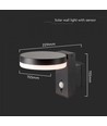 5.5W Solcelle væglampe LED - IP54, sensor