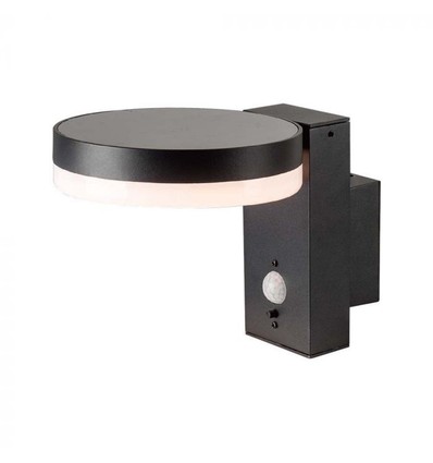 5.5W Solcelle væglampe LED - IP54, sensor