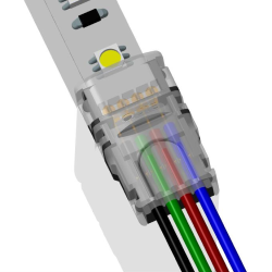 StripClip™ 10mm IP21 Bånd-til-Ledning - RGB LED bånd