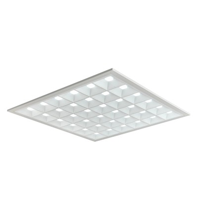 LEDlife 60x60 LED panel, Gitter - 36W, UGR16, RA90, Philips driver, flicker free, 110lm/w, hvid kant