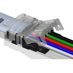 StripClip™ 10mm IP65 Bånd-til-Ledning - RGBW LED bånd