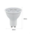 LEDlife LUX6 LED spot - 6W, RA 97, dæmpbar, 230V, GU10