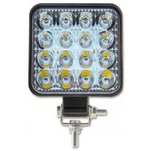 48W LED, 12V / 24V - Kold hvid, arbejdslampe, bil, lastbil, traktor, trailer, udrykningskøretøjer