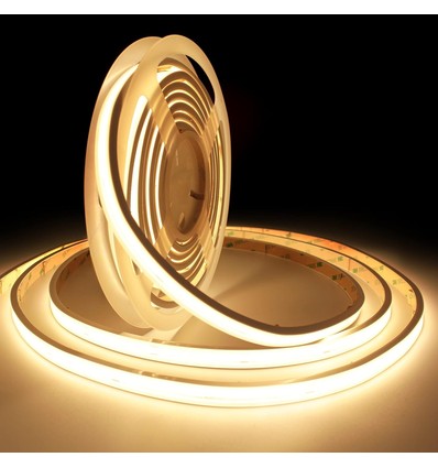 10W/m COB-LED strip, RA93 - 5m, IP65, 280 LED pr. meter, 24V, COB LED