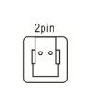 9W GR8q 2pin LED kompaktrør - 2D fatning