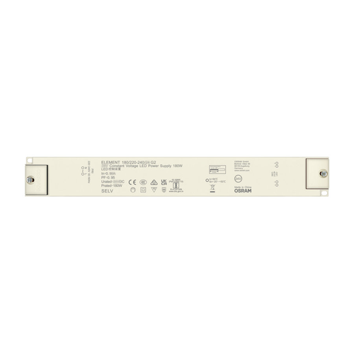 Osram 180W strømforsyning - 12V DC, 15A, IP20 indendørs