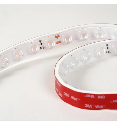5m 22W/m RGB LED strip - 24V DC, IP68, Wall washer, 48 LED pr. meter
