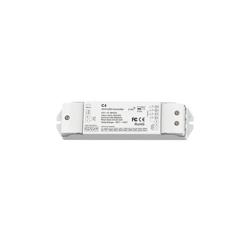 LEDlife rWave 21W 4-kanals driver - 12/24V input, 150-500mA, 10-42V, aflastning i begge ender