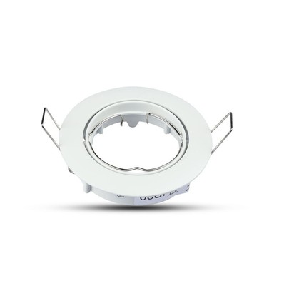 Downlight kit uden lyskilde - Hul: Ø7,4 cm, Mål: Ø8,2 cm, Hvid, vælg MR16 eller GU10 fatning