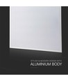 60x60 LED panel, 36W - Højde:33mm, Hvid kant