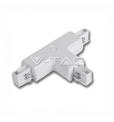 T-samler til skinner - Hvid