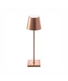 Opladelig LED bordlampe Inde/ude - Bronze, IP54 udendørs, touch dæmpbar