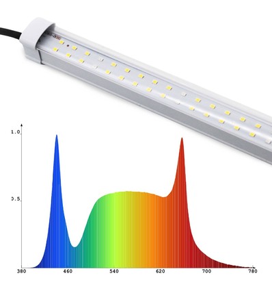 LEDlife Max-Grow 15W vækstarmatur - 60 cm, 15W LED, fuldt spektrum, IP65