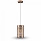 V-Tac pendellampe - Guld, metal, E27