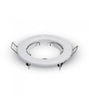 Downlight kit uden lyskilde - Hul: Ø6,5 cm, Mål: Ø8 cm, blank hvid, vælg MR16 eller GU10 fatning