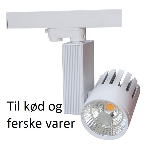 LEDlife skinnespot 30W til kød - 2700lm, 3-faset