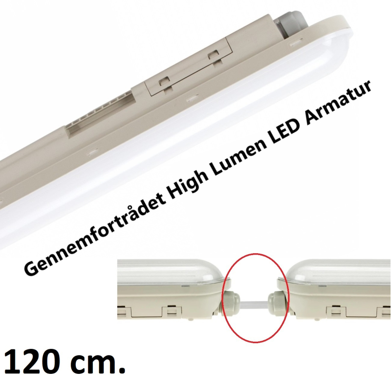 Billede af Limea LED Armatur På 36W i 4000K, 147LM/W, IP65, 230V - 120 cm. hos detLED