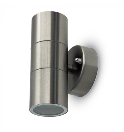 GU10 Væglampe med op/ned lys - IP44 udendørs, uden lyskilde