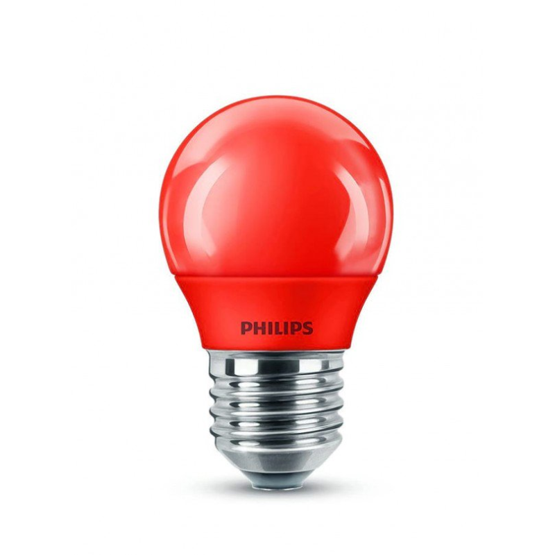 Philips Farvede E27 LED - Rød, Grøn, Gul, Blå