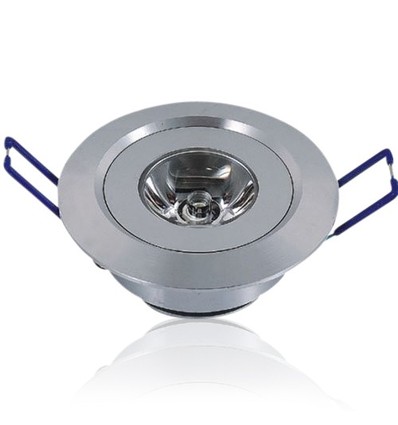 1,5W Ø5,2cm elevator spot - Hul: Ø4,2 cm, Mål: Ø5,2 cm, 25° spredning, 2m ledning