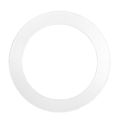 Forstørrelsesring - Mat hvid, Hul: Ø7,7 cm, mål: 12,5 cm, passer til Inno88