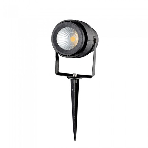 V-Tac 12W LED havelampe - Sort, med spyd, IP65, 230V