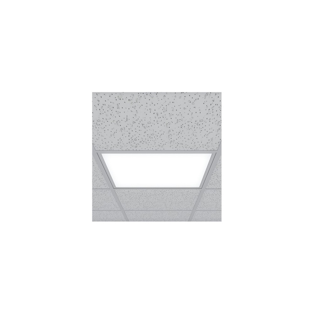 60x60 LED panel, 32W - 120lm/W, hvid kant - Dæmpbar : Ved tilkøb, Kulør : Neutral