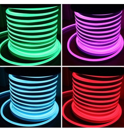 RGB 8x16 Neon Flex LED - 18W pr. meter, IP67, 230V