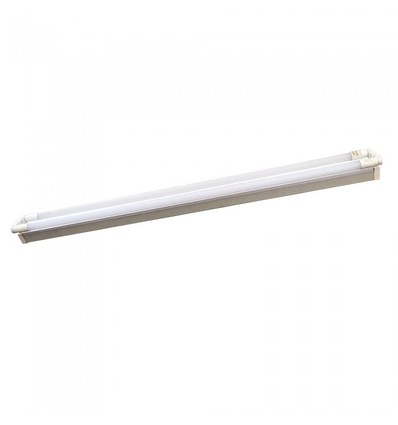 V-Tac 150 cm dobbelt LED grundarmatur - Inkl. 2 stk. 22W LED rør, IP20