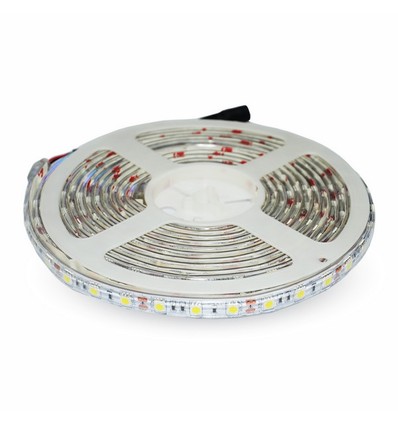 V-Tac 11W/m stænktæt LED strip - 5m, 60 LED pr. meter