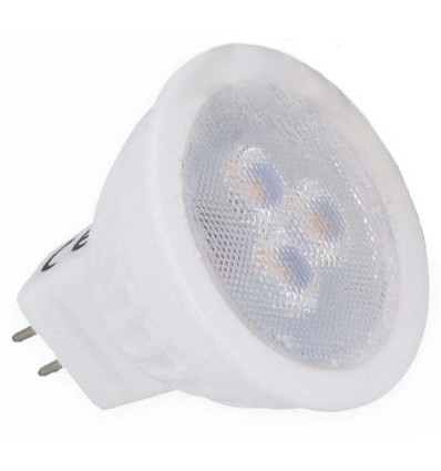 3W LED spotpære - Keramisk, 35mm, 12V, MR11 / GU4