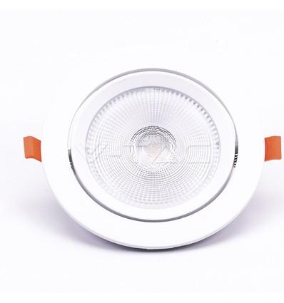 20W Ø17cm LED spotlight - Hul: Ø14,5 cm, Mål: Ø17 cm, 3 cm høj, Samsung LED chip