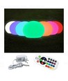 Outlet: V-Tac RGB LED halvkugle - Genopladelig, med fjernbetjening, Ø50 cm