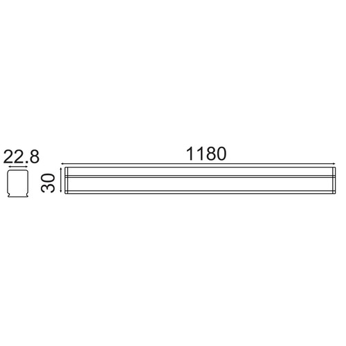 120cm 16W Kompakt armatur - Samsung LED chips
